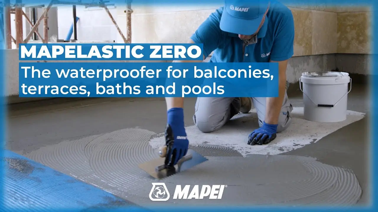 Mapelastic Zero balcony waterproofing system – BBA certified, eco-friendly flexible membrane supplied by Clever Shield Coatings, Mapei Approved Distributor in the UK