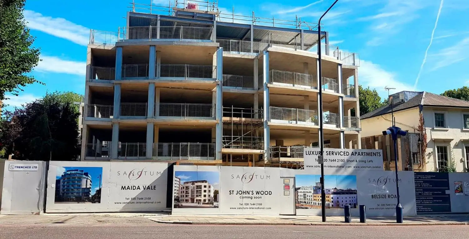 Waterproofing works to a Luxury apartment complex in St Johns Wood