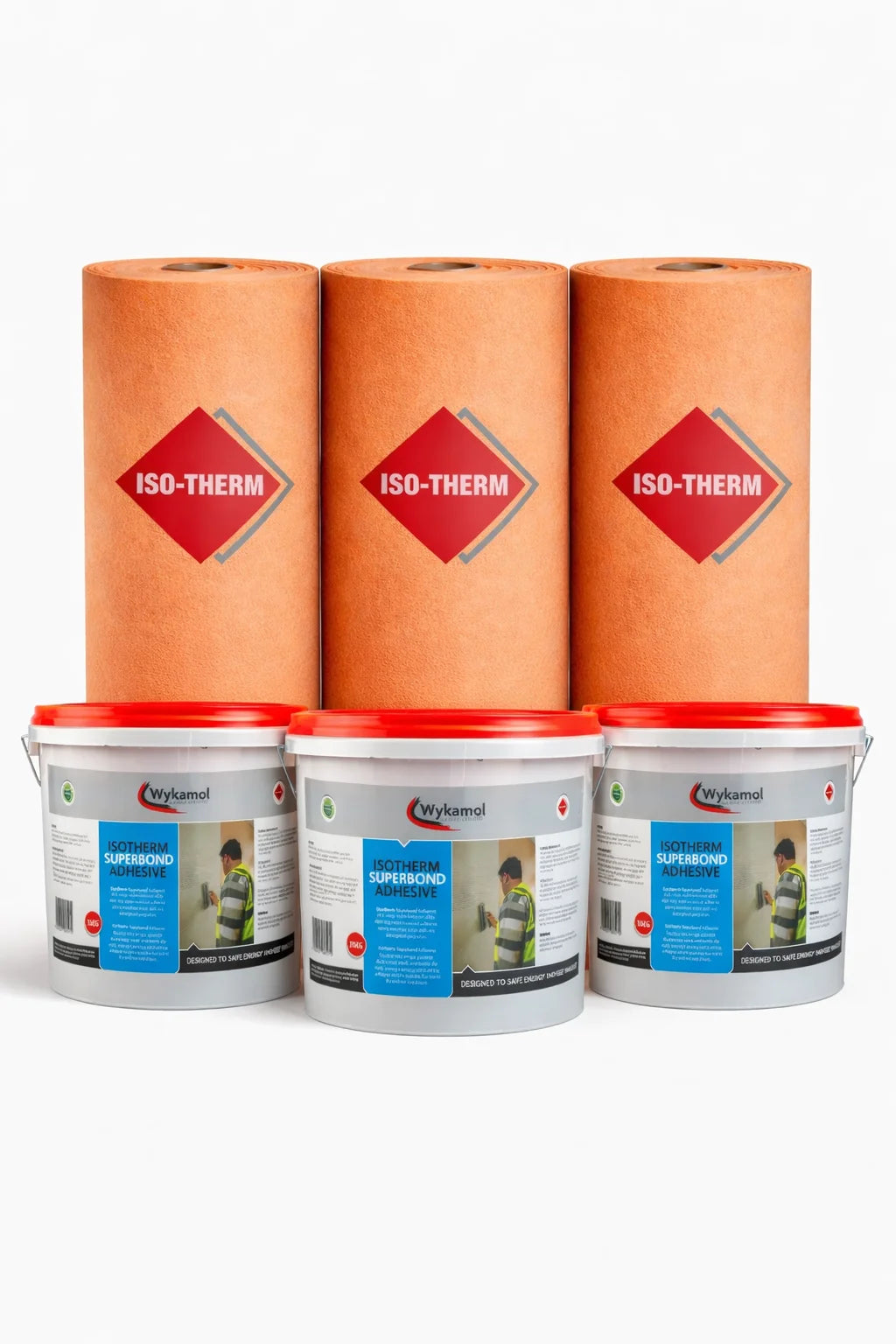 Wykamol Isotherm wall insulation 1m roll x 3 for condensation control, damp proofing and energy efficiency