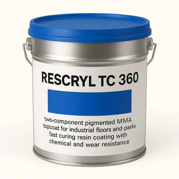 RESCRYL TC 360 MMA Topcoat Waterproofing Protective Coating Car Park Topcoat, Chemical Resistant Coating, Fast Curing
