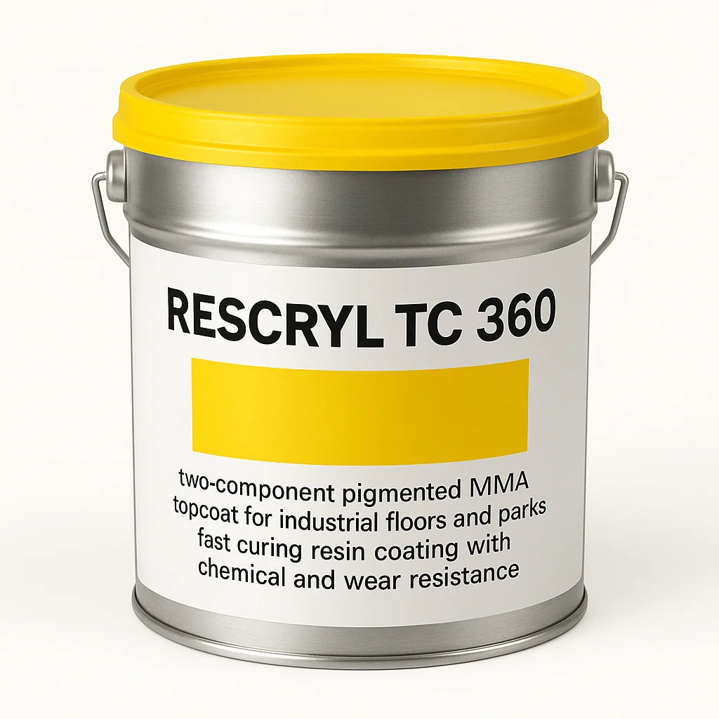 RESCRYL TC 360 MMA Topcoat Waterproofing Protective Coating Car Park Topcoat, Chemical Resistant Coating, Fast Curing