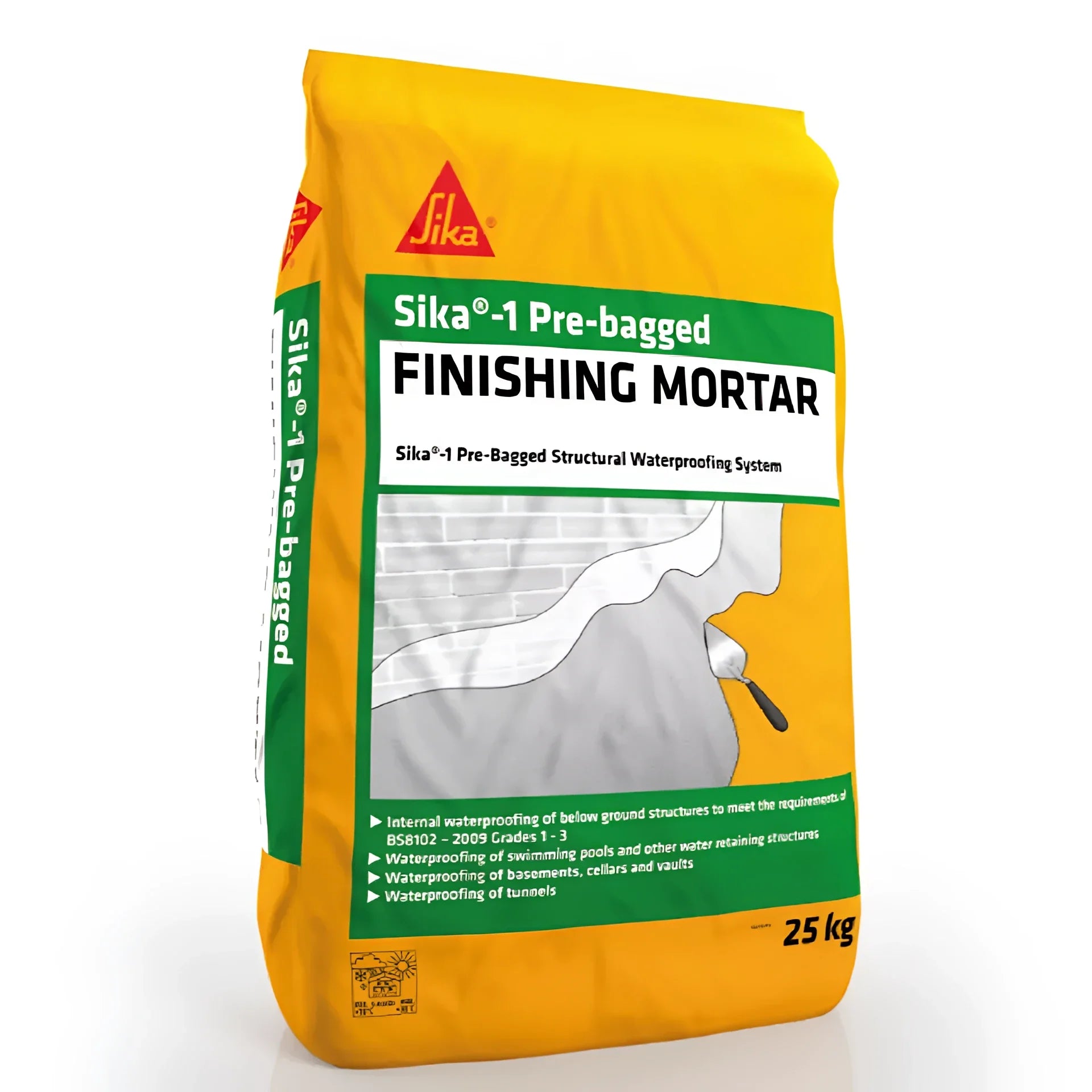 Sika 1 Pre bag Finishing Mortar waterproof finishing mortar packaging