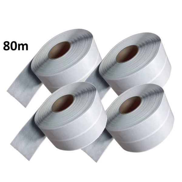 80m waterproof tape, air leakage tape, aqua build, butyl tape, concrete sealing tape