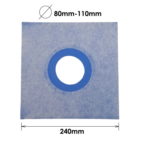240mm drain collar, aqua build, balcony waterproofing, hydro insulation collar, nonwoven tpe collar