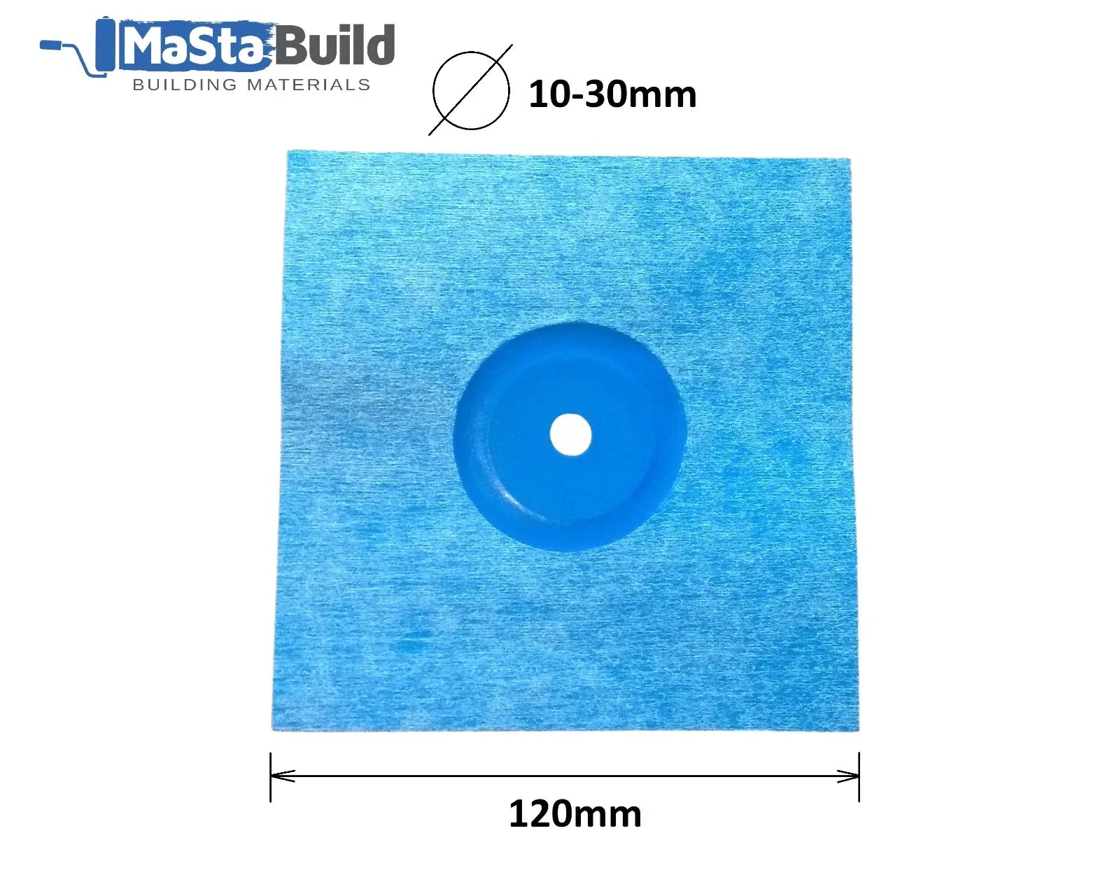 aqua build, balcony waterproofing, drain pipe sealing, elastic pipe collars, pack of 10 pipe collars