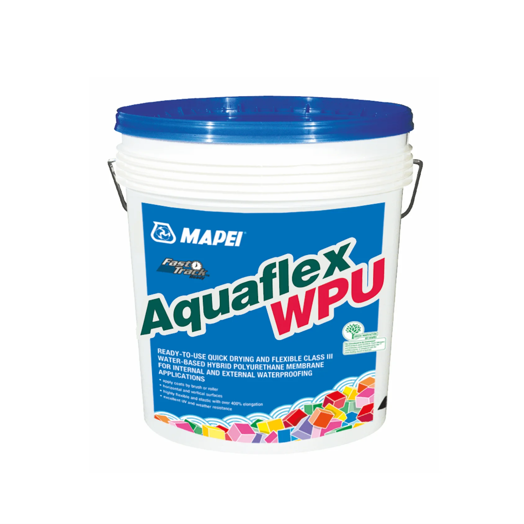 AQUAFLEX WPU Polyurethane Roof Paint 15L Mapei Car Park Deck, Car Park Decks, Flat Roof, Flat Roof Coating, Podium Deck
