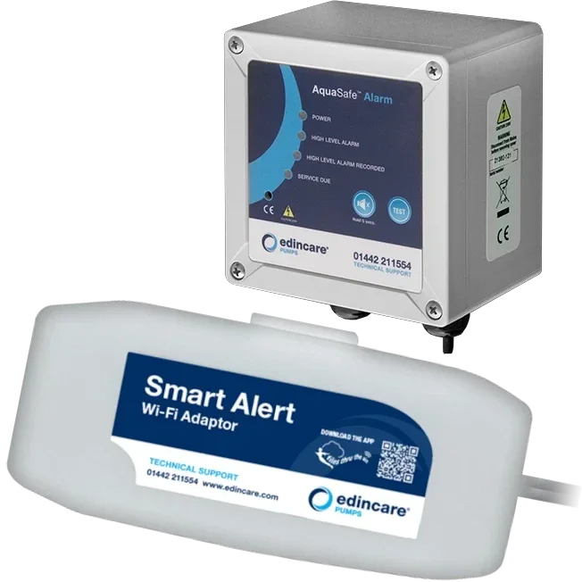 Aquasafe - High Level Water Alarm + WiFi Option High-level alarm, early flood warning for basements pumps & sumps
