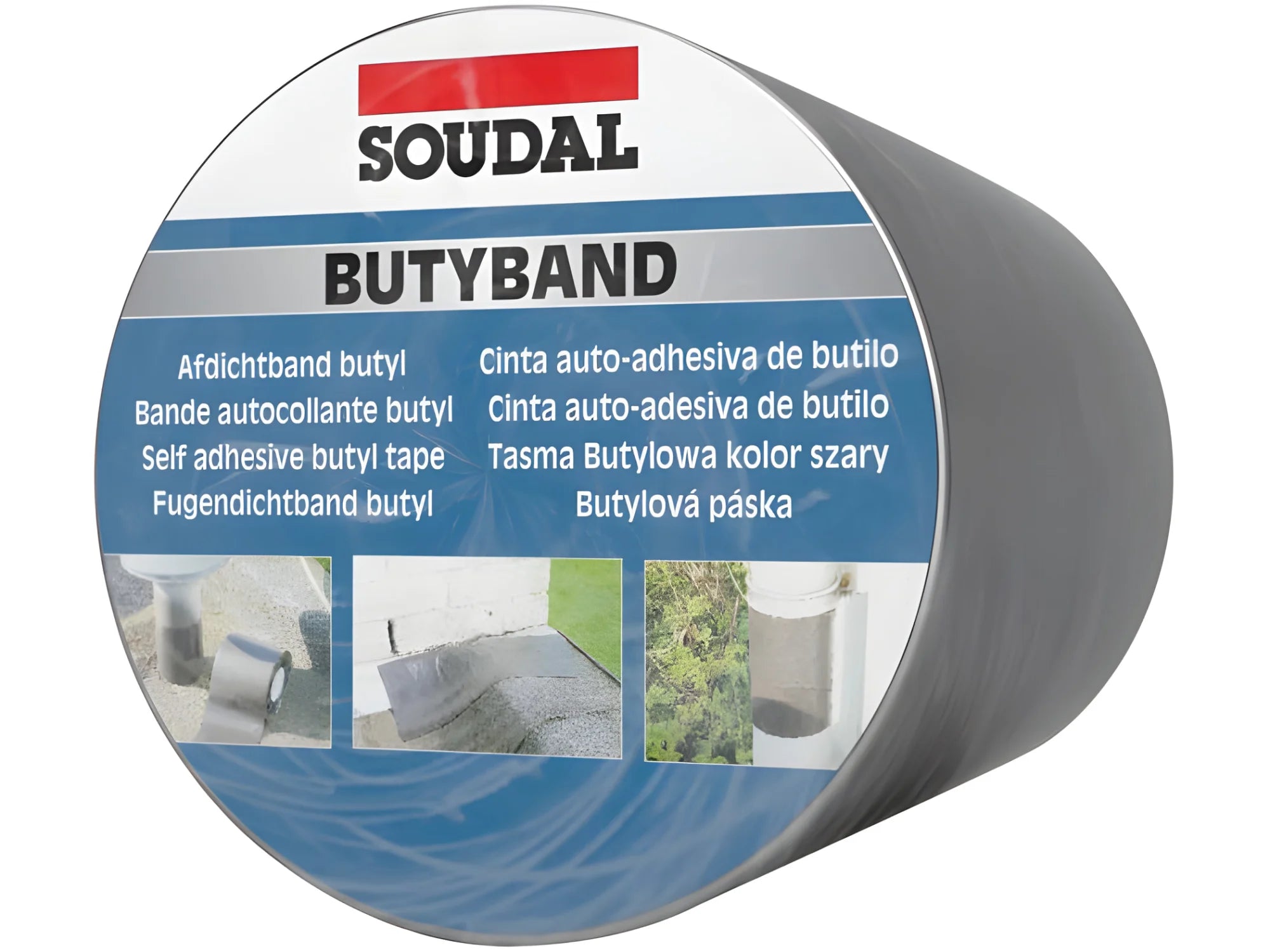 Soudal Butyband butyl tape flashing tape roof flashing, Soudal butyl tape, flashing tape, gap filler, gap filling, gap