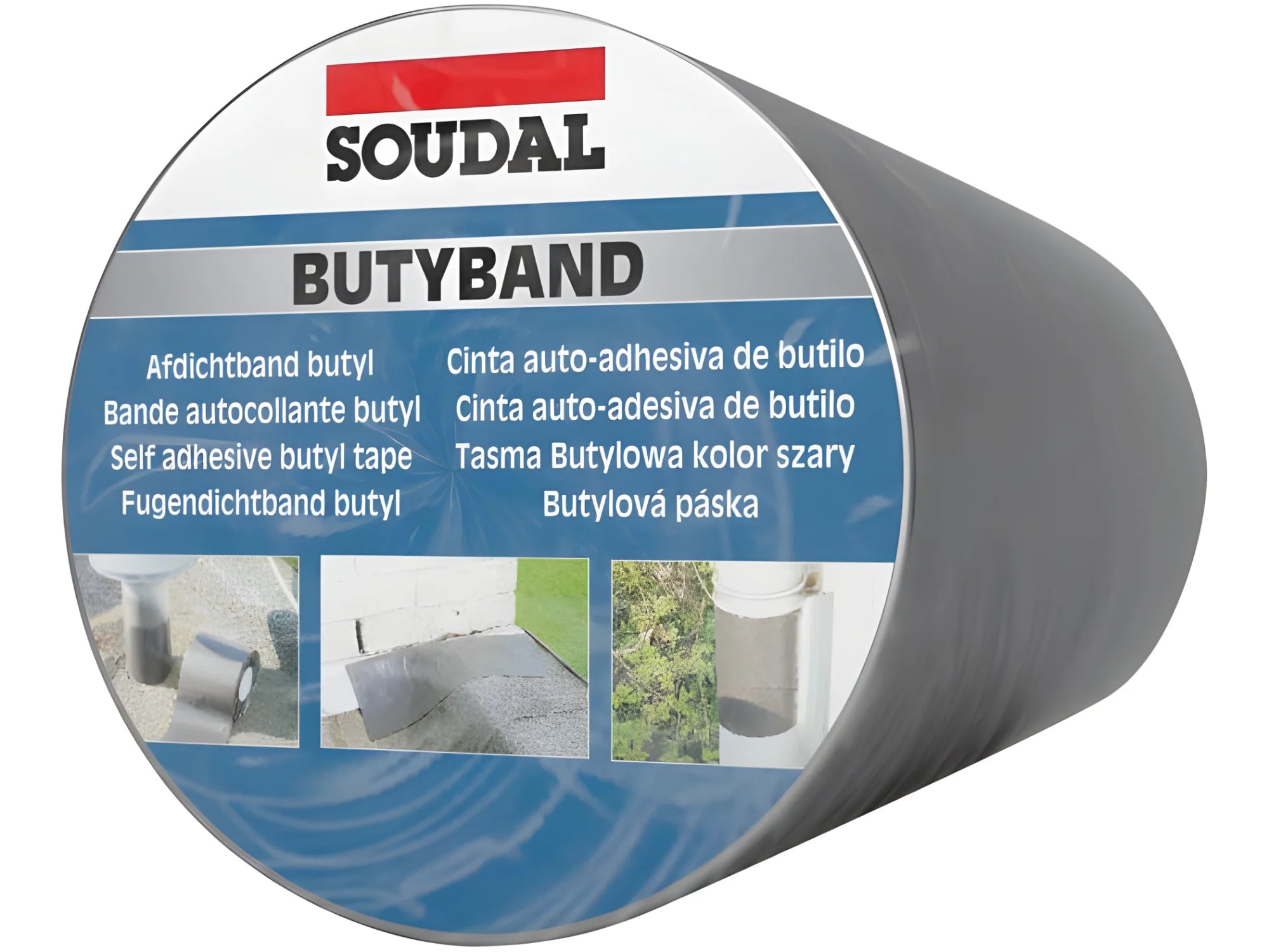 Soudal Butyband butyl tape flashing tape roof flashing, Soudal butyl tape, flashing tape, gap filler, gap filling, gap