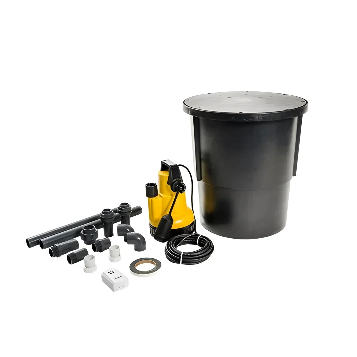 Buy Wykamol Black Sump Kit - Basement Pump Wykamol Basement, Basement Construction, Basement Drainage, Basement Pump,