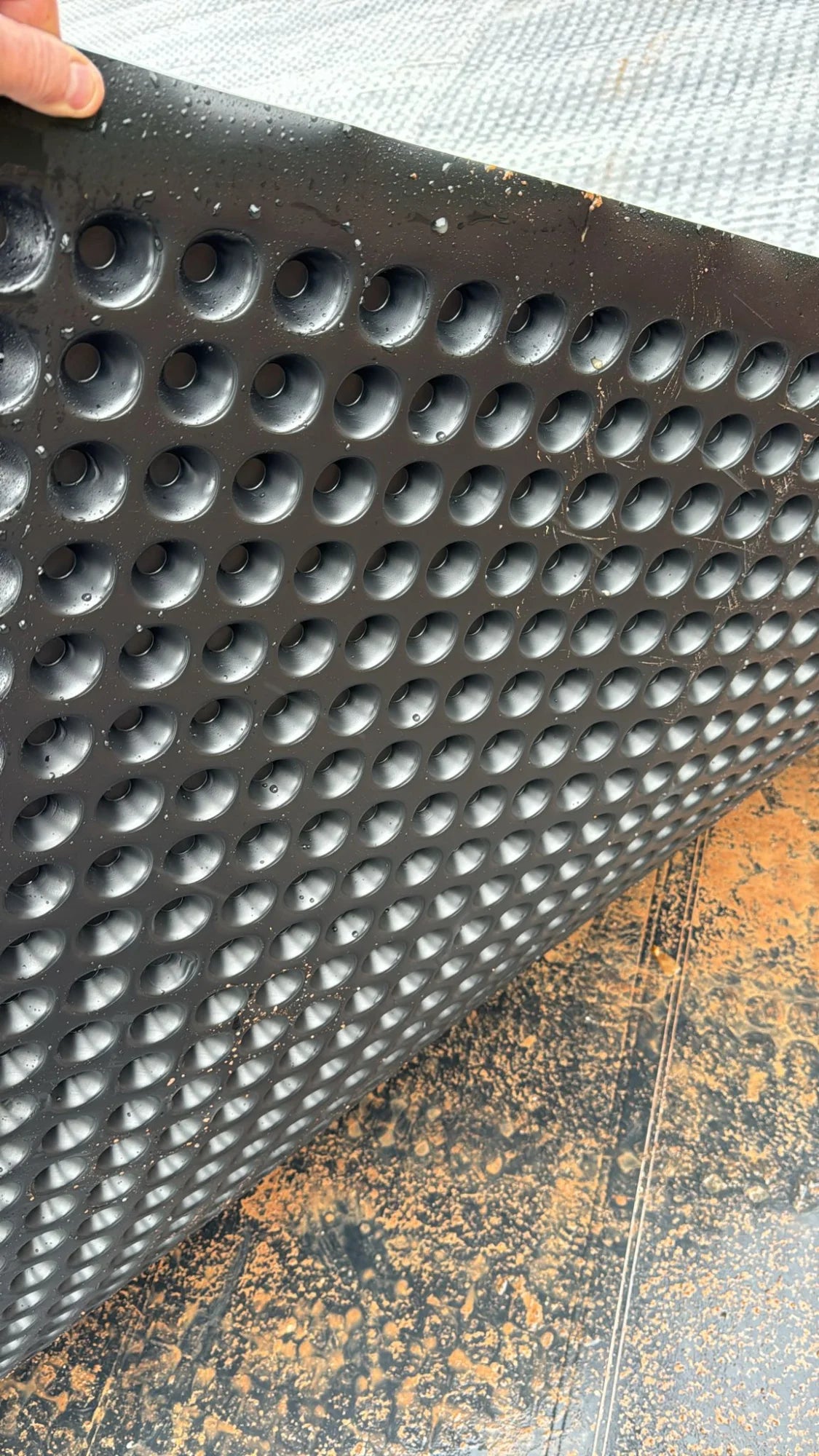 CleverShield CM20 Geotextile Membrane 2x10m Clever Shield - Asset Protection Cavity Drain Membrane, Cavity Drainage,