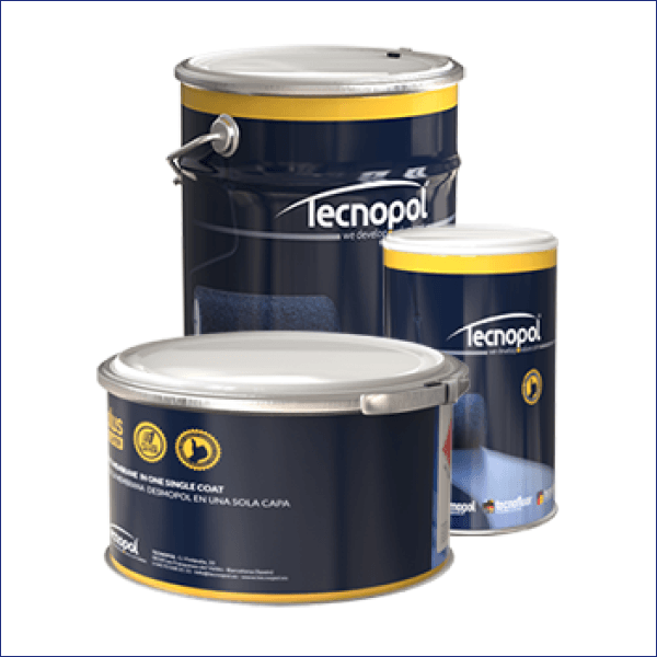 Desmoplus Additive for the Desmopol application in one coat Additive that gives to the single-component polyurethane membrane Desmopol several properties to facilitate its application in one layer without bubbles inside, improve its physical and mechanical properties, and give a fast dry time. It is suitable for the application of polyurethane membranes in low-temperature conditions or adverse weather conditions.