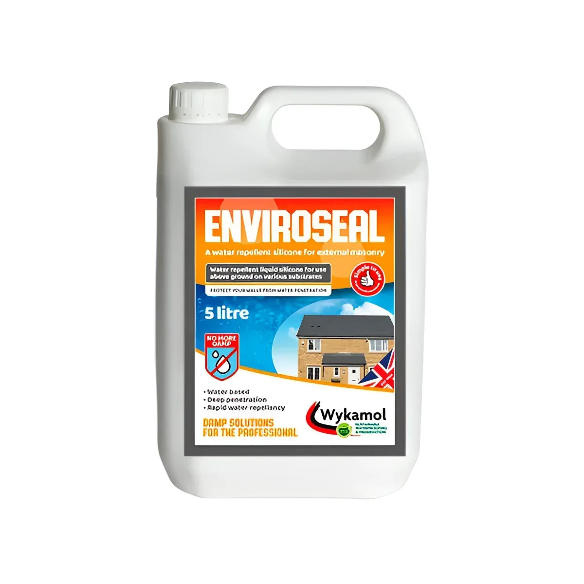 Enviroseal 5 Litre Waterproof Exterior Paint Wykamol Damp, Damp Proof Coating, Damp Proof Membrane, Damp Proofing, Damp