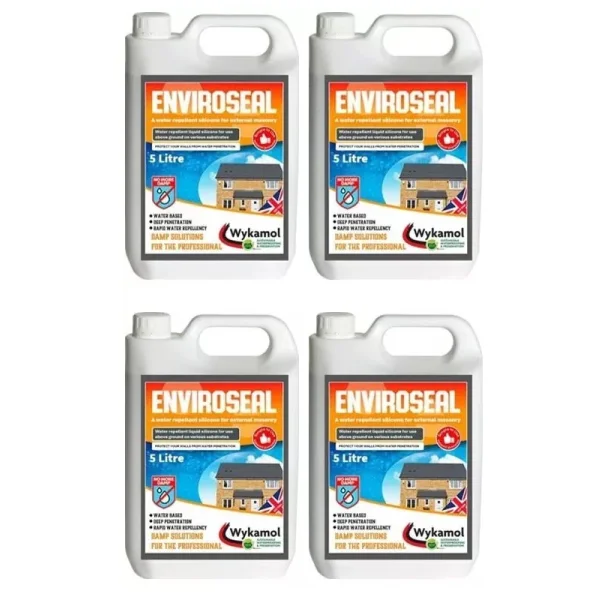 Enviroseal 5 Litre Waterproof Exterior Paint Wykamol Damp, Damp Proof Coating, Damp Proof Membrane, Damp Proofing, Damp