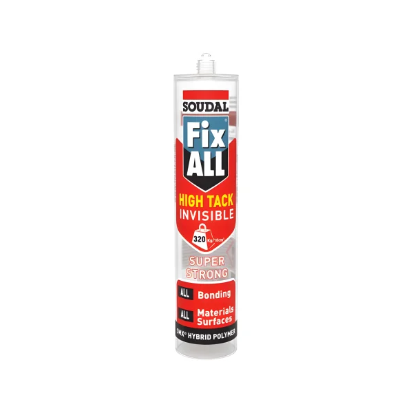 High Tack Invisible: Super Strong Hybrid Polymer Sealant Adhesive Soudal Adhesive, Adhesives, bonding adhesive,