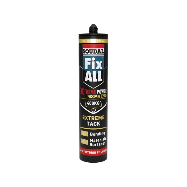 Fix All X-Treme Power Express: Ultra-Strong Adhesive for Heavy Materials Soudal Adhesive, BONDING, bonding adhesive,
