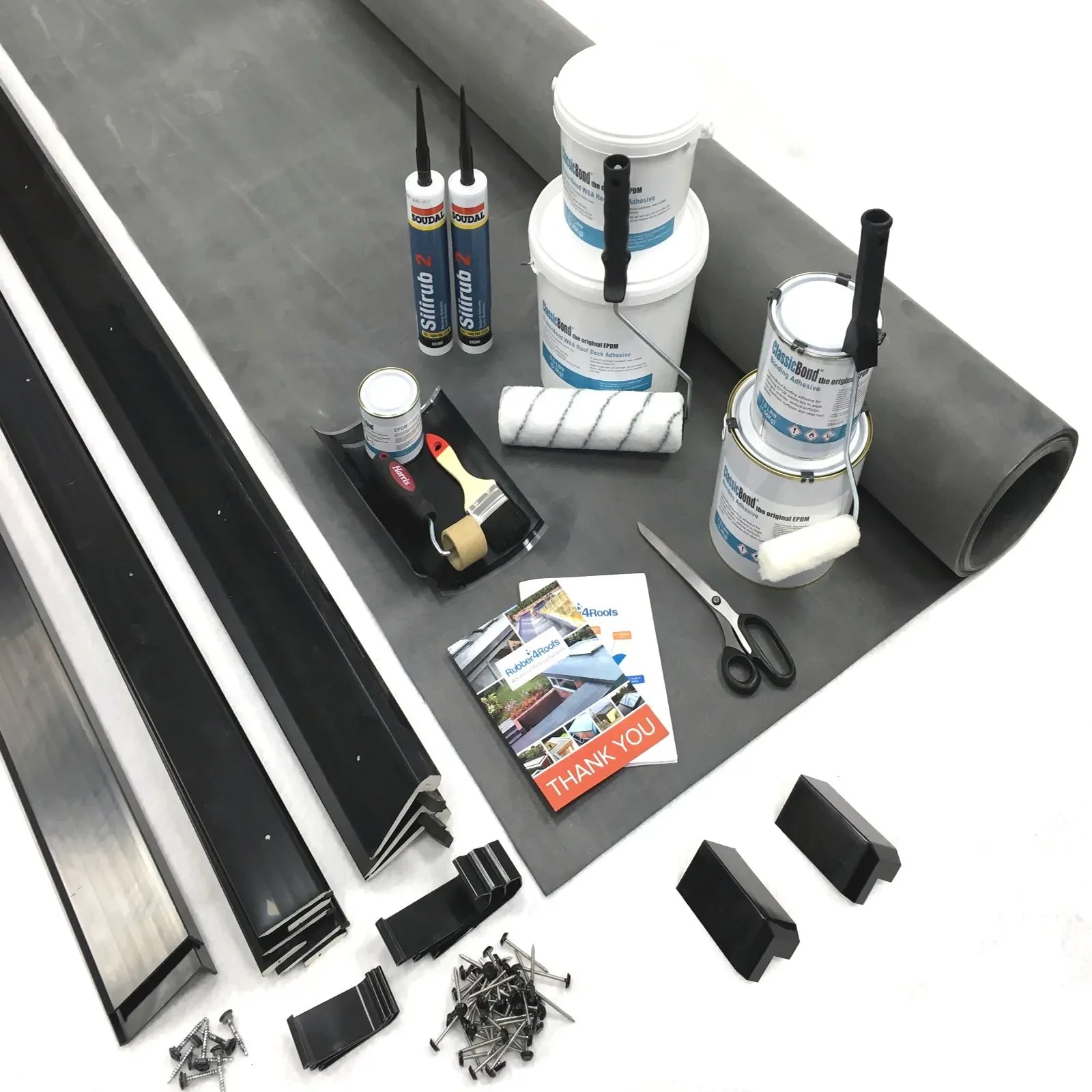 Flat Rubber Roof Kits EPDM Membrane Clever Shield - Asset Protection EPDM, EPDM Membrane, EPDM ROOF KIT, Roof Kit
