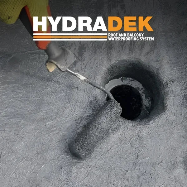Hydradek Roof and Balcony Waterproofing Coating Hydradek Flat Roof, Flat Roof Coating, Flat Roof Waterproofing, Hand