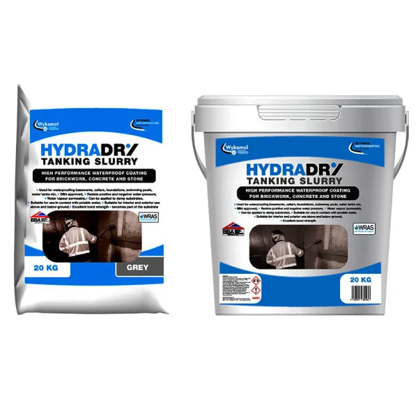 HydraDry Tanking Slurry for Waterproof Coatings Clever Shield - Asset Protection cementitious waterproofing,