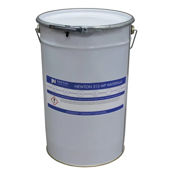 Hydrocoat 313-WP Waterplug - Fast-setting durable leak seal for masonry Waterproofing Below Ground Joint Sealing,