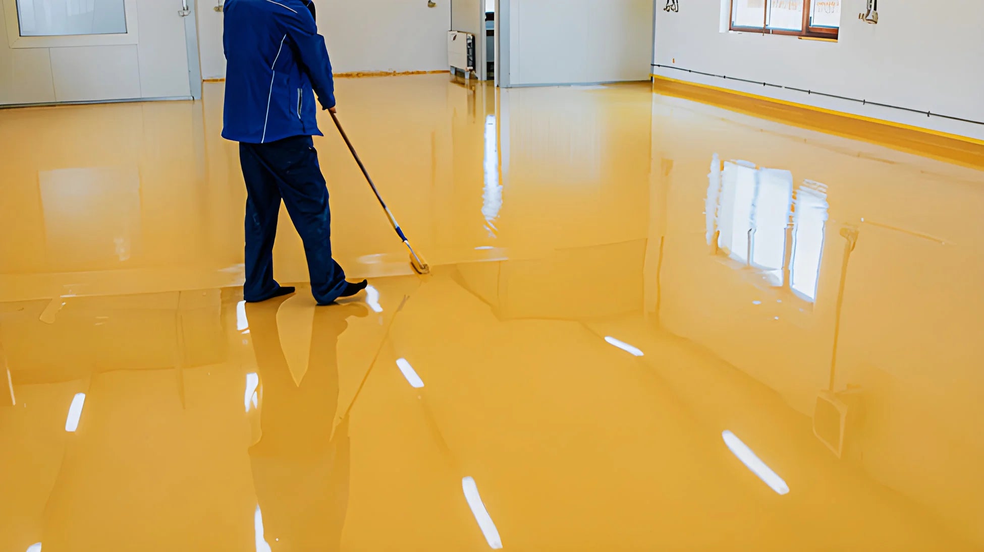 IPS FLOORCOAT 2K Epoxy Floor Coating Clever Shield - Asset Protection anti-corrosion coating, Chemical Resistant Floor