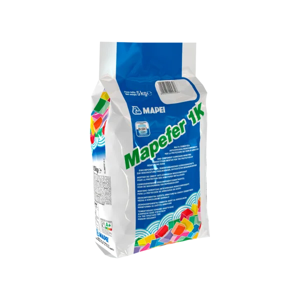 Mapefer 1K Anti Corrosion Mortar Mapei anti-corrosion, anti-corrosion coating, brush application, cementitious mortar,