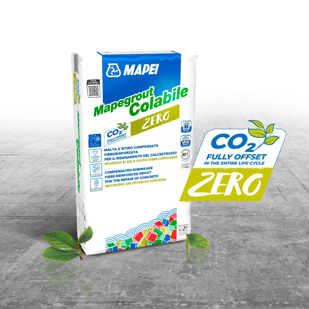 Mapegrout HI FLOW ZERO Premium Mortar for Concrete Repair Abrasion Resistant Mortar, Anchoring Mortar, Bridge Repair