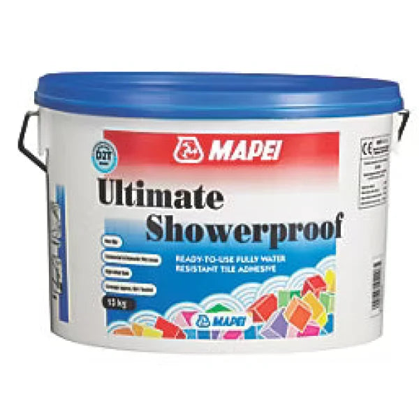 Mapei Ultimate Showerproof Tile Adhesive 15kg Mapei 300x300mm tile adhesive, bathroom tile adhesive, ceramic tile