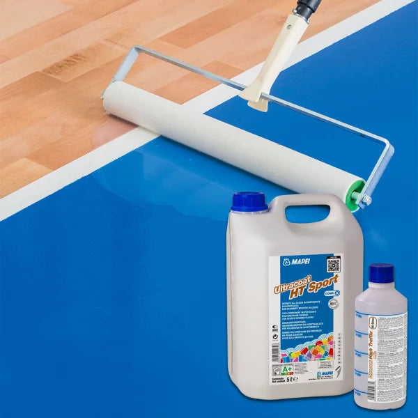 Mapei Ultracoat HT Sport Polyurethane Finish for Wood Floors basketball floor finish, chemical resistant varnish, dance