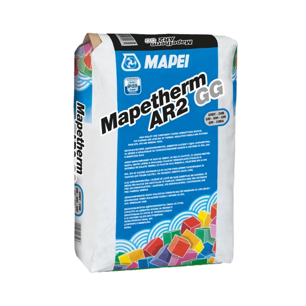 MAPETHERM AR2 GG cementitious mortar 25kg bag for bonding and smoothing insulation panels