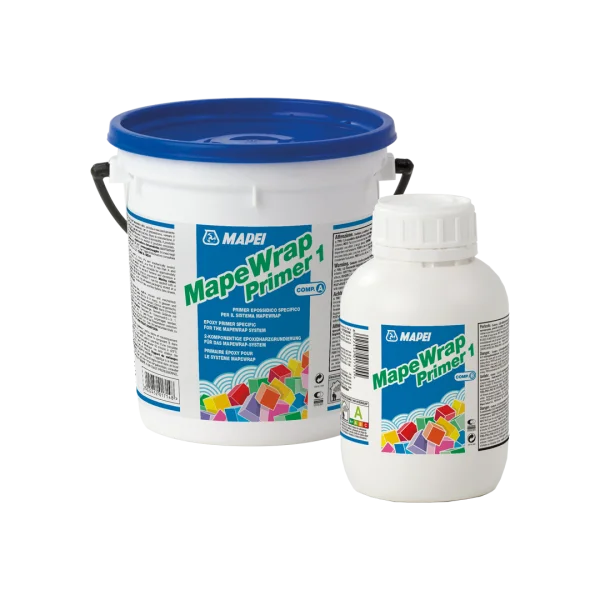 Mapei Mapewrap Primer 1 – two-component solvent-free epoxy primer for preparing concrete surfaces before reinforcement with Mapewrap fabrics