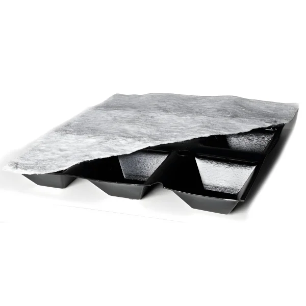 NewSeal 420 DeckDrain - Superior Water-Retention Membrane for Roofs Waterproofing Type C, Deck Drainage System,
