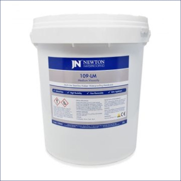 Newton HydroBond 109-LM is extremely puncture resistant with elasticity of 850% and a 95% recovery memory. The membrane becomes fully engaged into the substrate to prevent water tracking and is suitable for all below ground and earth-retained structures, ranging from domestic basements to the largest civil engineering projects.