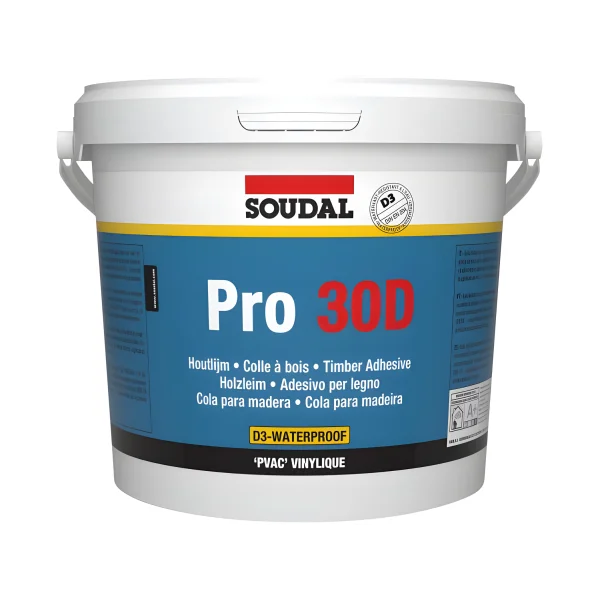 Soudal PRO 30D - Water Wood Adh. Soudal Soudal Soudal Soudal