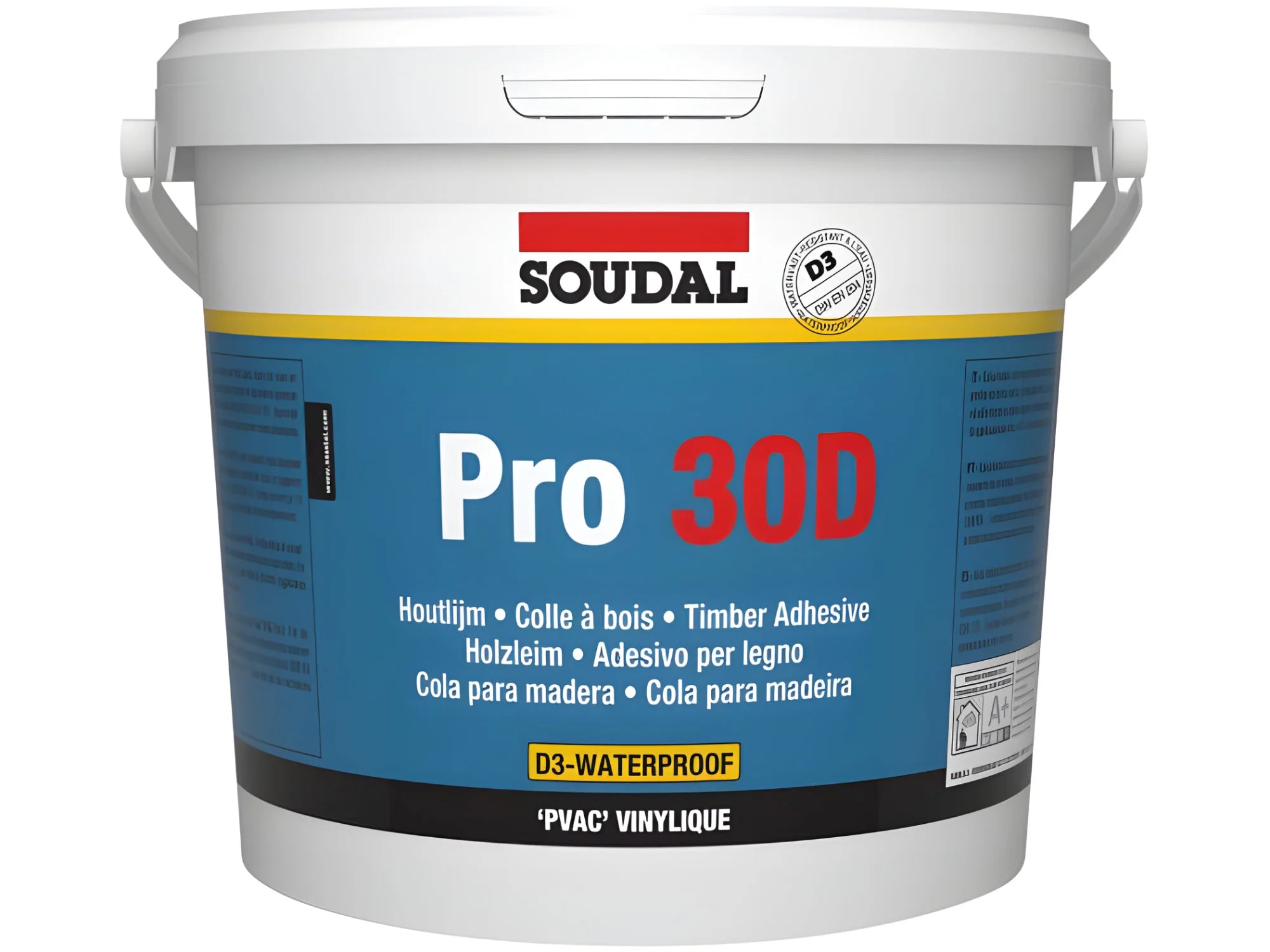 Soudal PRO 30D - Water Wood Adh. Soudal Soudal Soudal Soudal