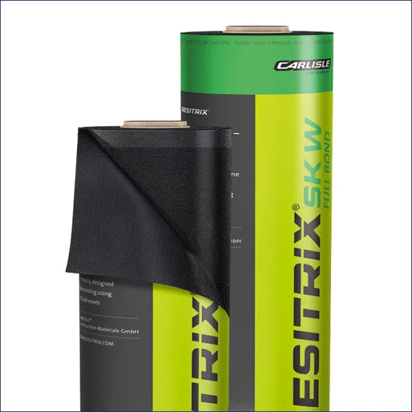 RESITRIX® is an all-purpose, extremely durable and easy-to-install, single-ply waterproofing membrane with an EPDM surface layer.  RESITRIX® SK W Full Bond is a fully self-adhesive and root resistant heat-weldable EPDM waterproofing membrane, which carries FLL root safe certification and is certified according to EN 13948.