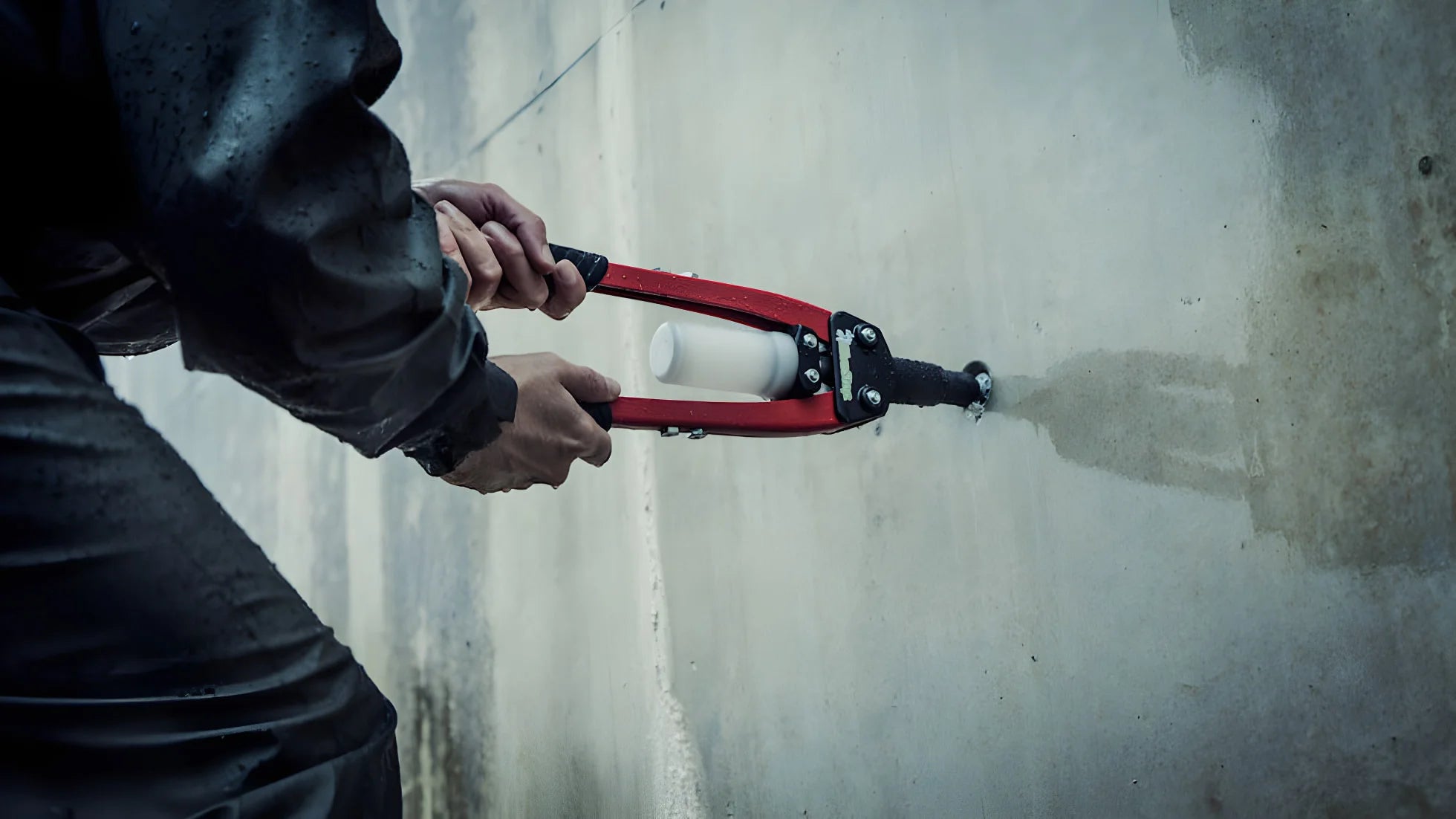 RiveStop Tie-Bolt Hole Waterproofing Highly Waterproofing Below Ground Joint Sealing, cementitious waterproofing,