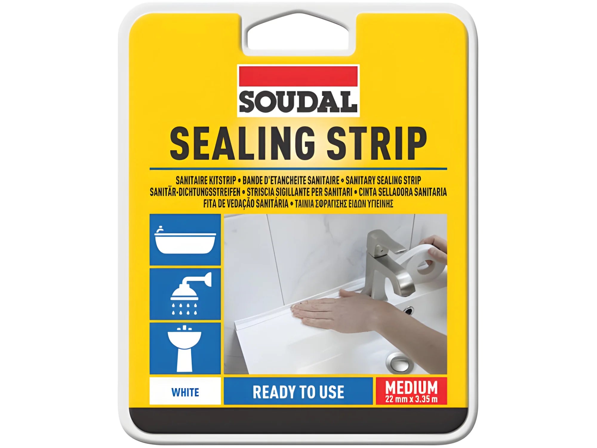 Soudal Self Adhesive Sealing Tape sanitary-range Sealants Soudal sanitary-range, Sealants, Soudal