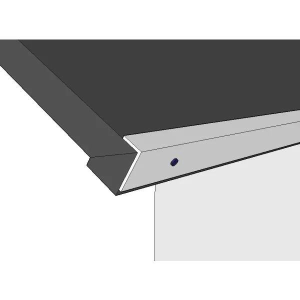 Shed Roof Edge Trim ClassicBond classicbond, dpm membrane, EPDM, EPDM Membrane, EPDM Trim