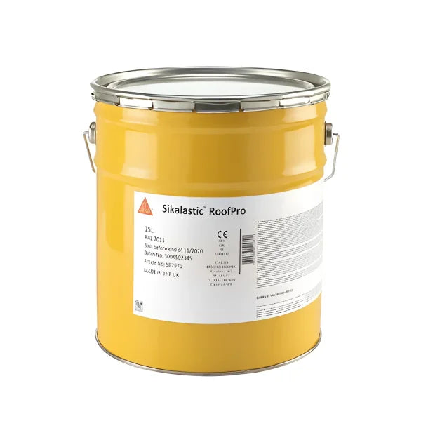 Sika Sikalastic-D-15 RoofPro 15L Flat Roof Coating, Sika Flat Roof Coating, floor paint, Flooring, Hand Applied, High