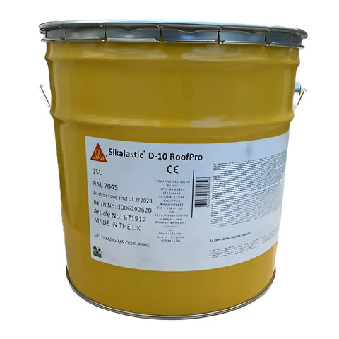 Sikalastic D-10 RoofPro polyurethane waterproofing membrane 15L ti