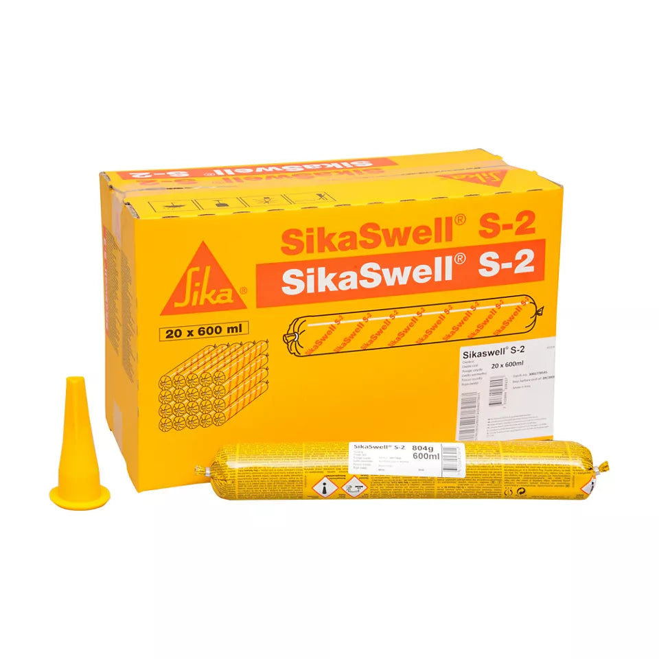 SikaSwell S-2 hydrophilic joint sealing sealant cartridge
