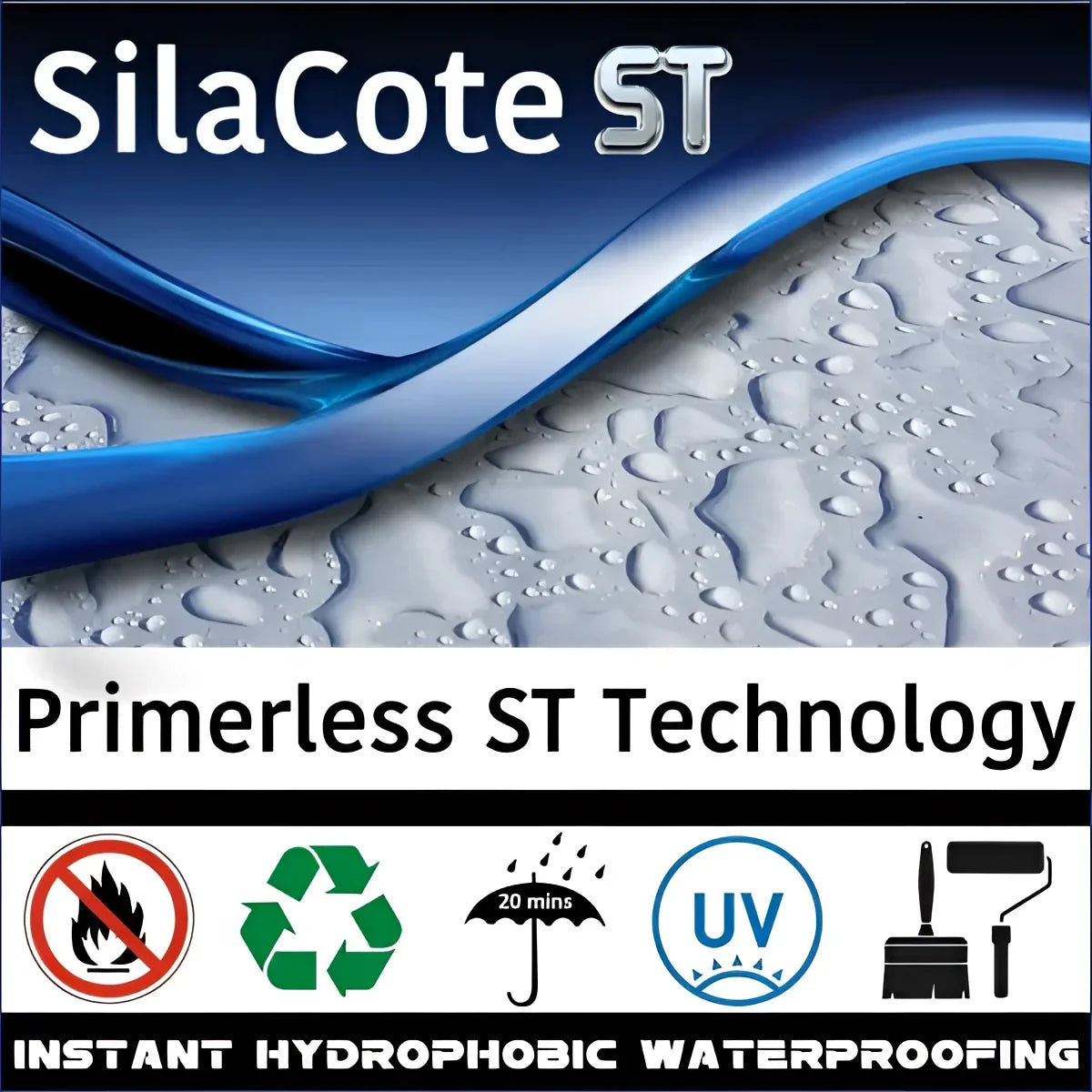 SilaCote ST 200 Primerless Roof Repair Kit Fire SilaCote Fire Rated, Flat Roof, Flat Roof Coating, Flat Roof