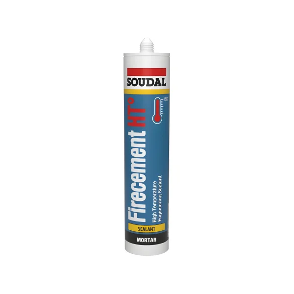 Soudal Firecement HT brick sealant chimeny sealant fire Soudal brick sealant, chimeny sealant, fire cement, Fire Rated,