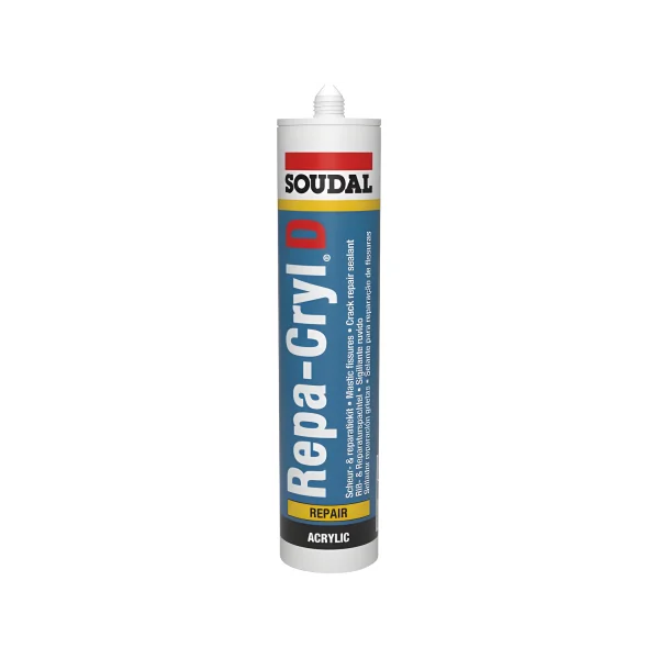 Soudal Repa-Cryl D gap filler joint sealant plaster Soudal gap filler, gap filling, gap sealant, gap-filller, joint