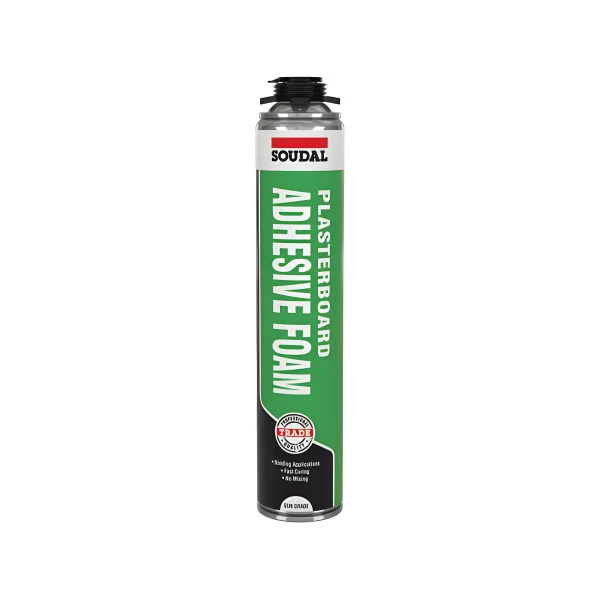 Soudal Trade Plasterboard Adh Gun Adhesives, Soudal Adhesive, Adhesives, construction_adhesives, Soudal