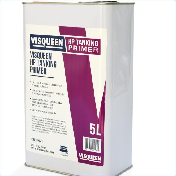 Visqueen Self Adhesive Membrane - Primer 5ltr (35m2) -