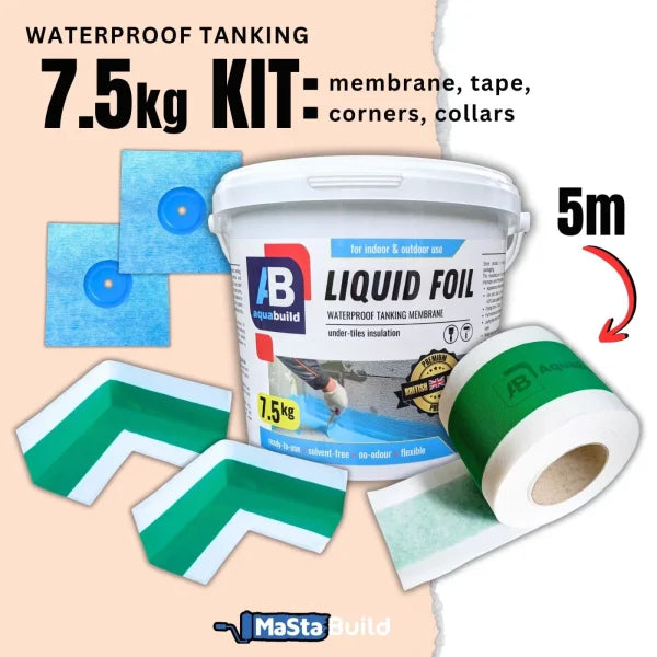balcony waterproofing, bathroom tanking kit, cement sealer, floor waterproofing, frost resistant waterproofing