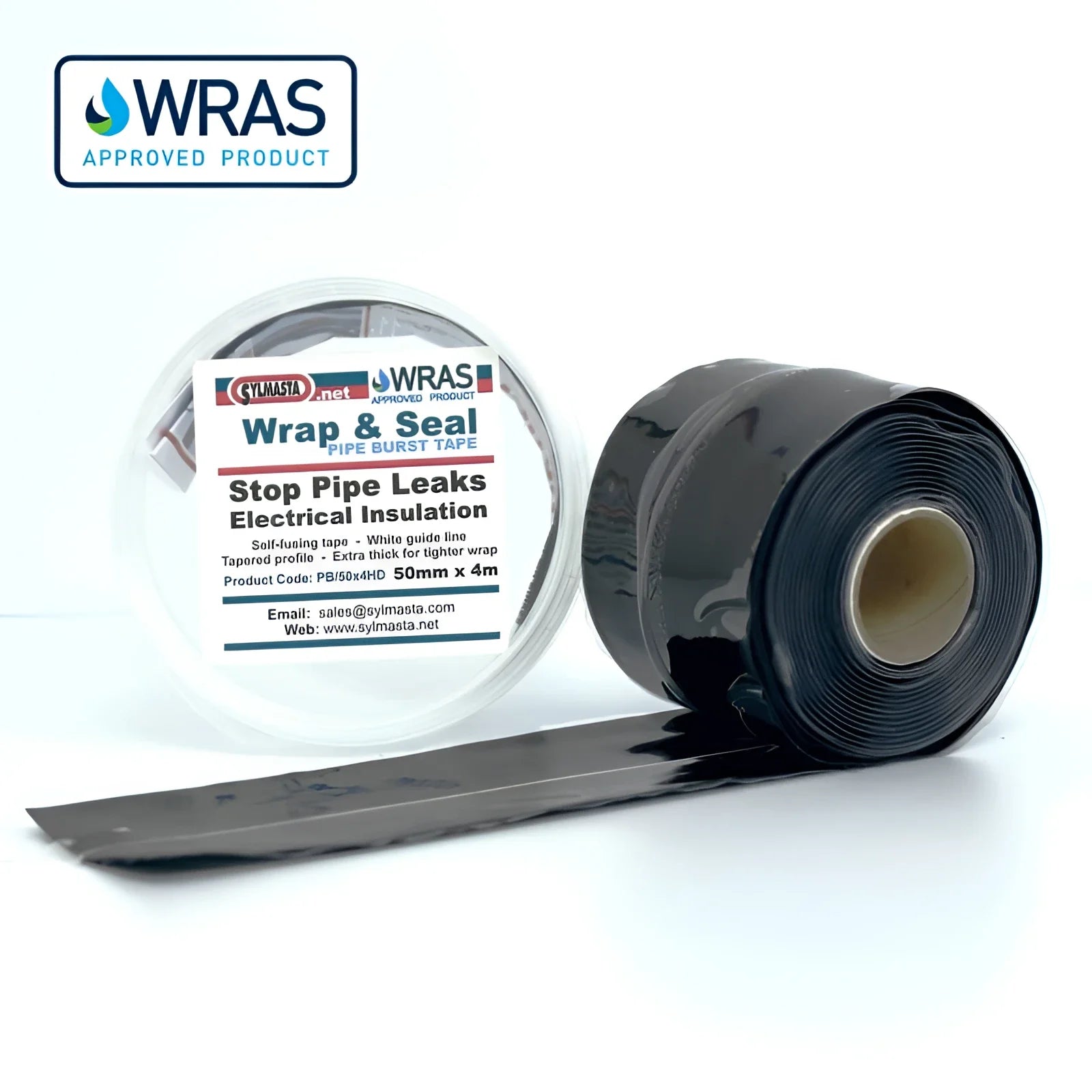 Wrap & Seal Pipe Burst Repair Tape Sylmasta Pipe Burst Tape, Sylmasta Metal Repair, Wrap & Seal, WRAS