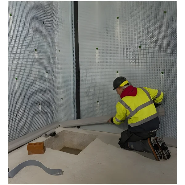 Wykamol Floor Drain Channel for Efficient Drainage Wykamol Cavity Drain Membrane, Cavity Drainage, Drainage, Drainage
